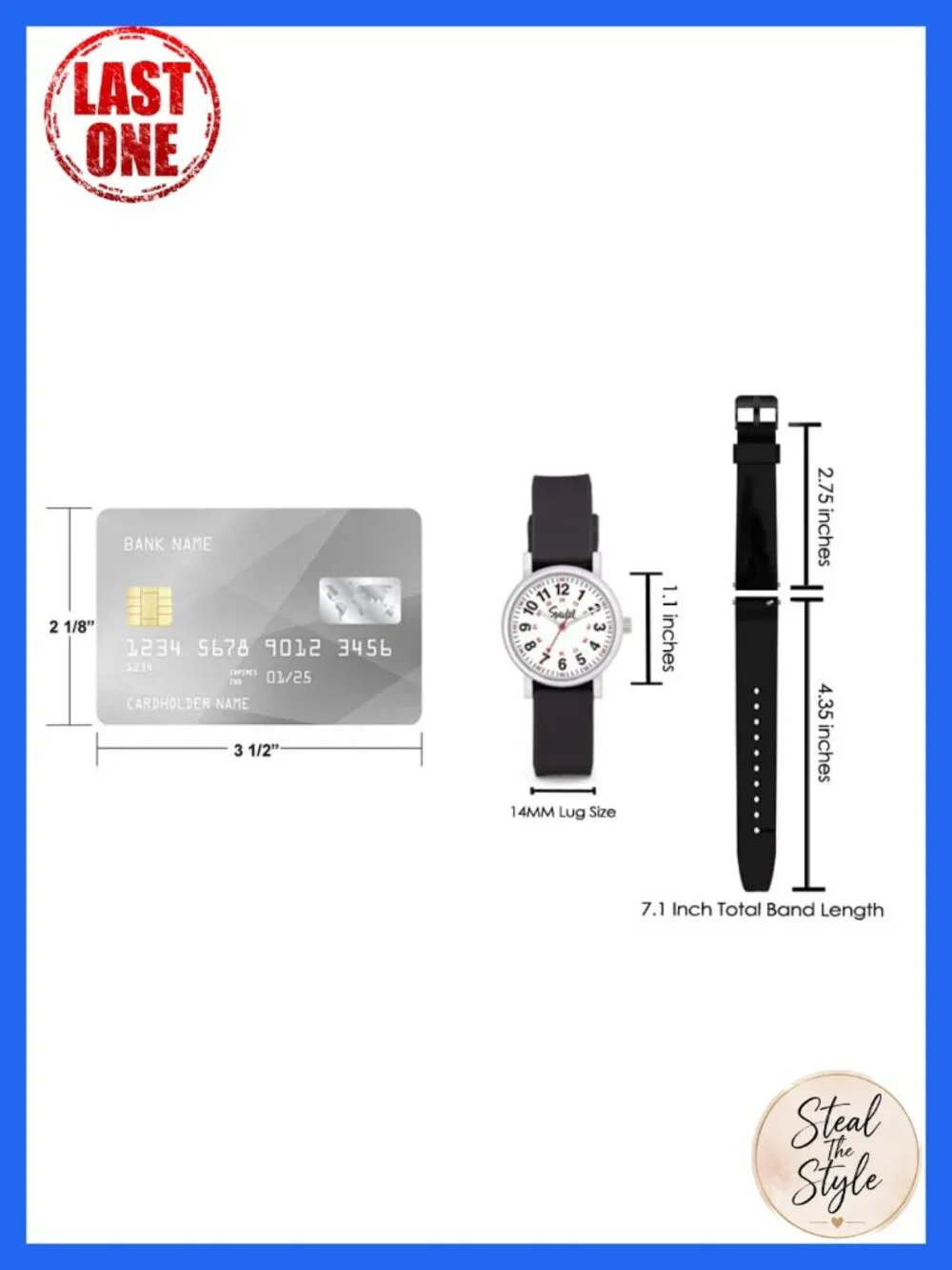 Petite Nurse Watch Japanese Quartz Luminous 28mm Medical Scrub